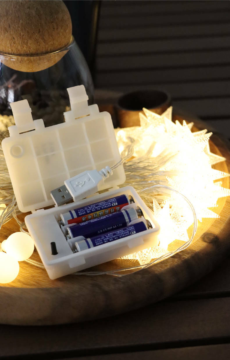 露營氣氛燈串 (星月燈泡) 10米 休閒/露營/戶外/營燈/警示燈/串燈 80CBZSF610010