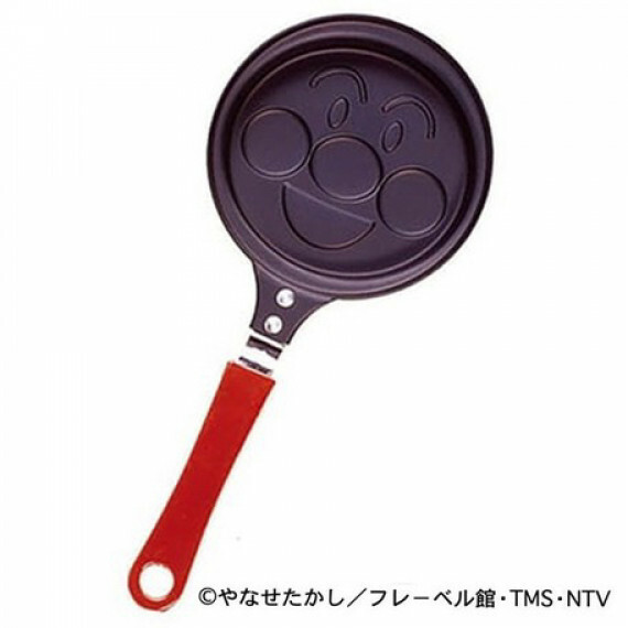 日本製 麵包超人面形平底鍋