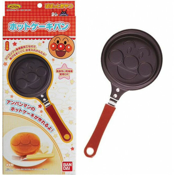 日本製 麵包超人面形平底鍋