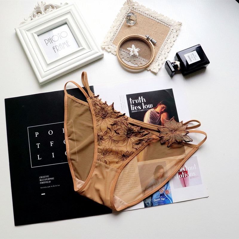 花朵不規則內褲