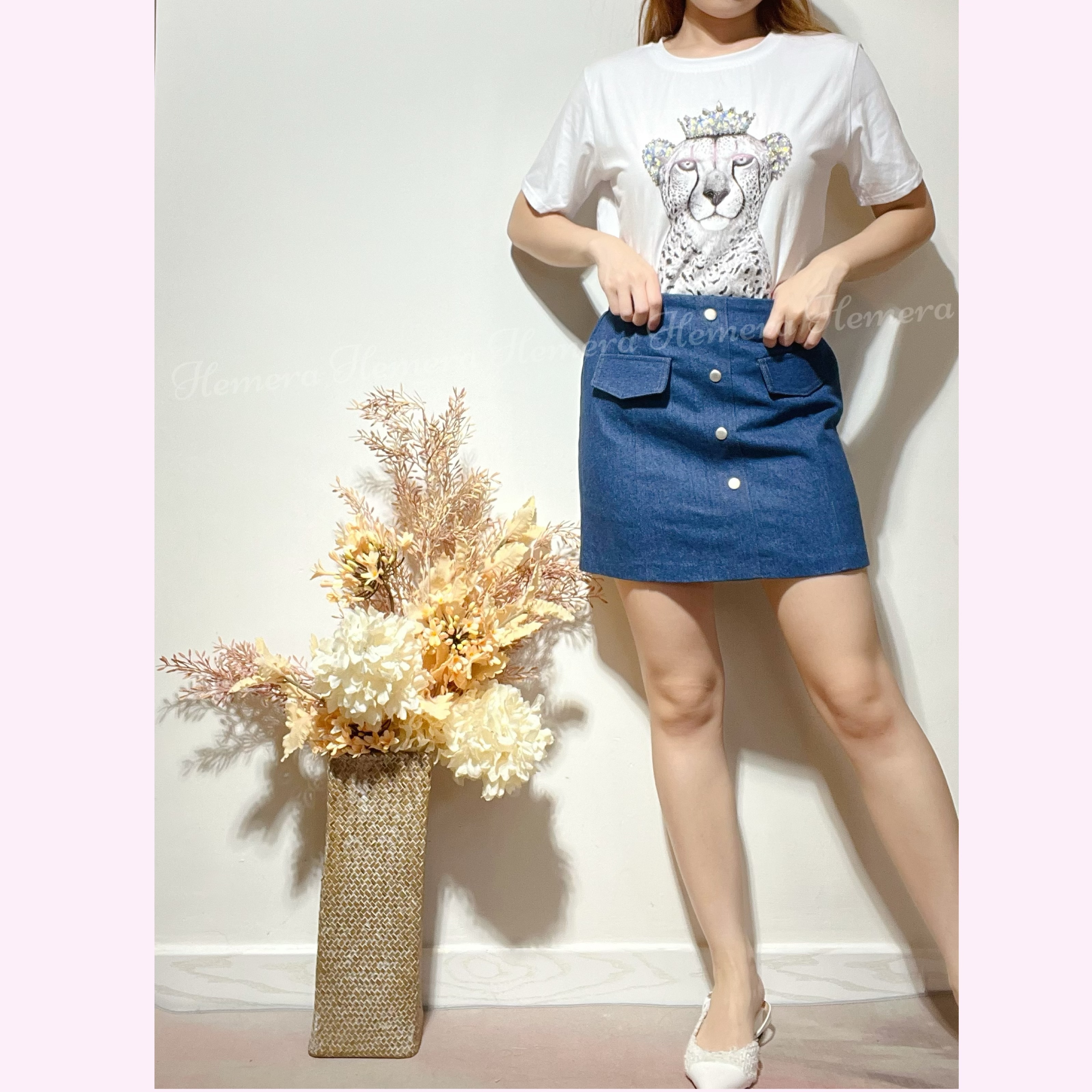 In stock:  Skirt Pants PT22S020406BL