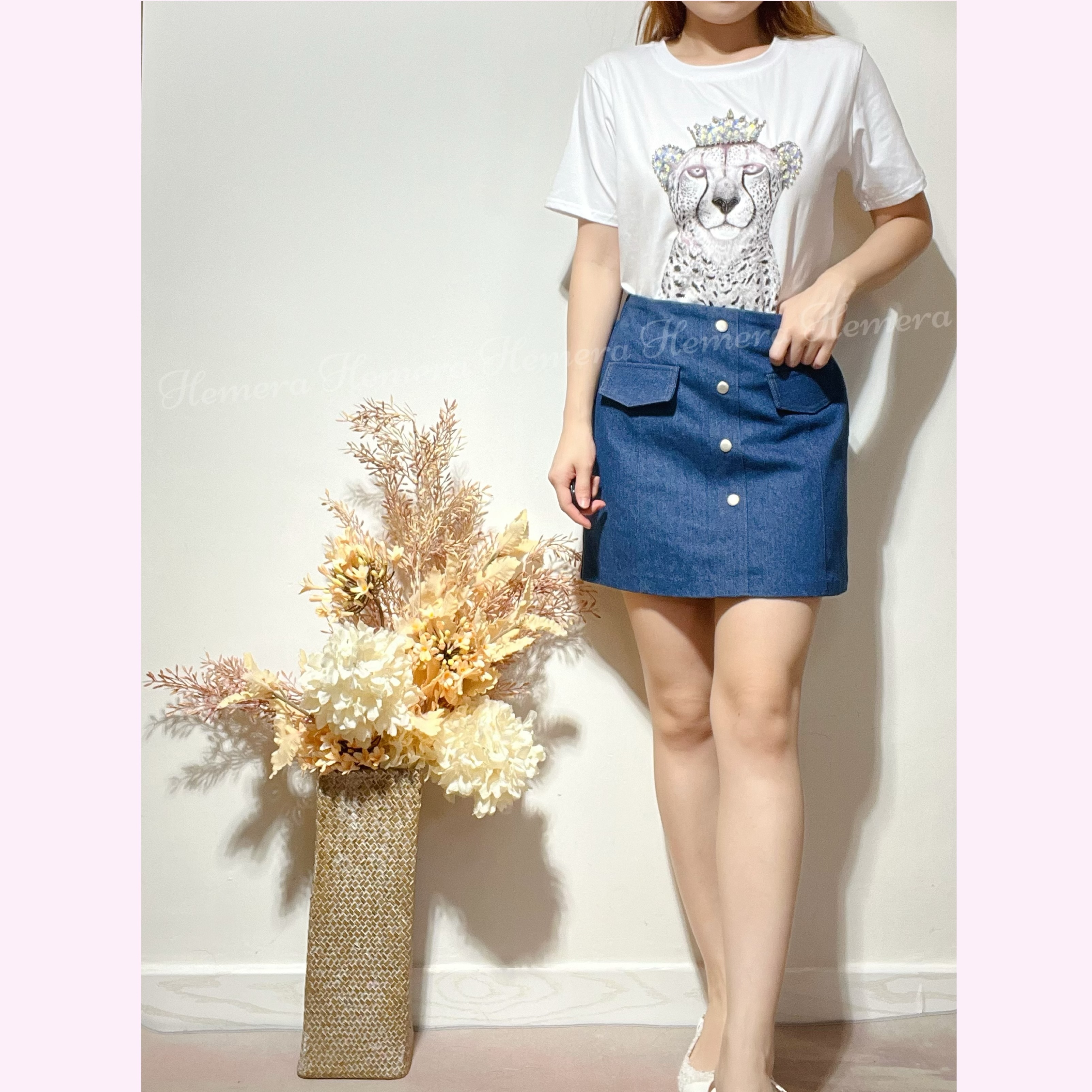 In stock:  Skirt Pants PT22S020406BL