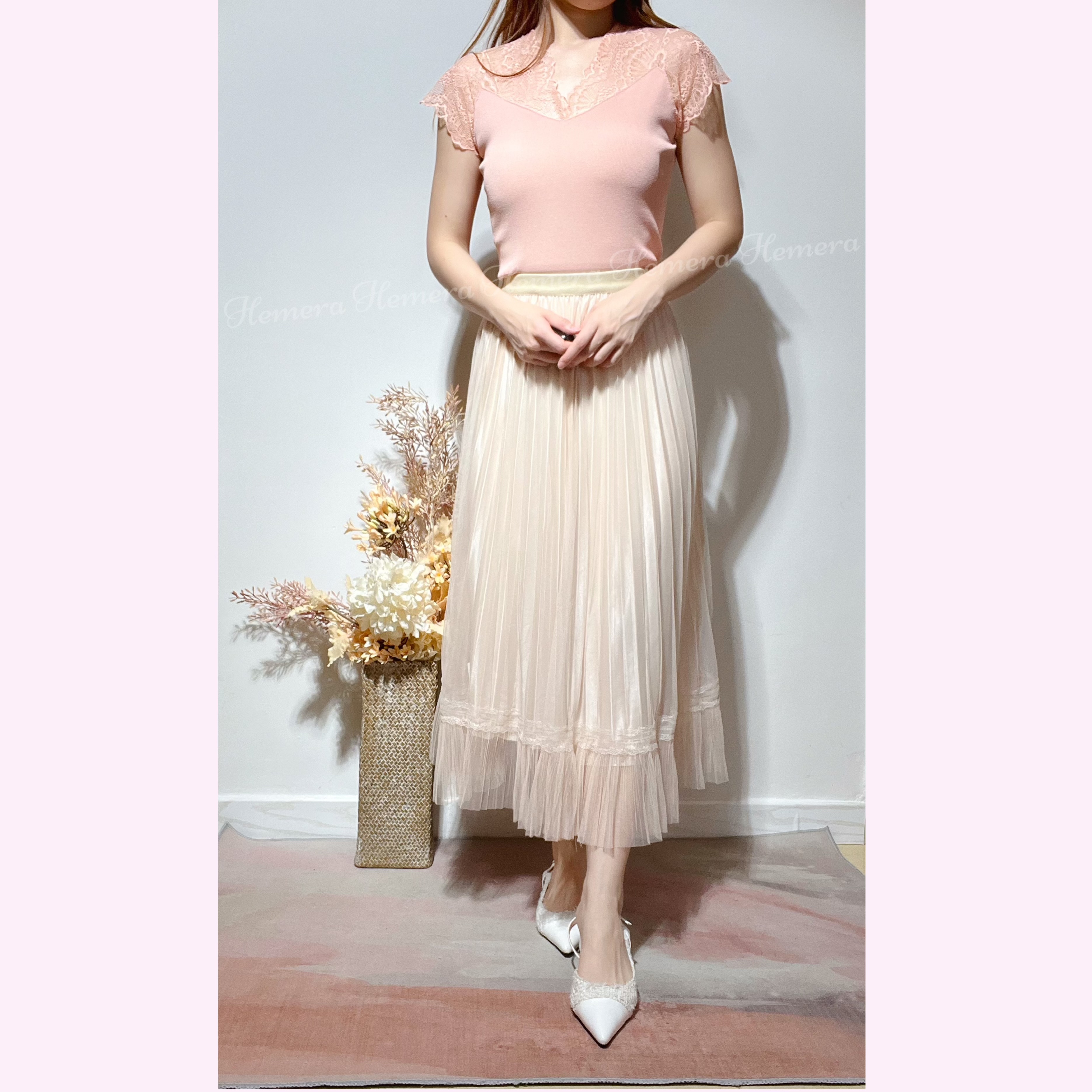 In stock:  Lace Skirt SK030205BG