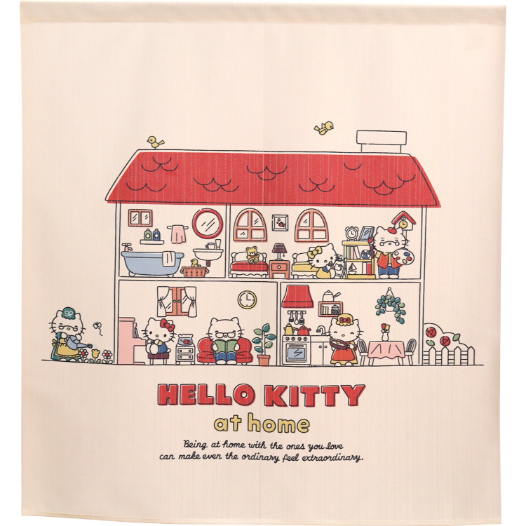 Sanrio Hello Kitty 短門簾 85×90cm 在家中 #CM22SD-97523