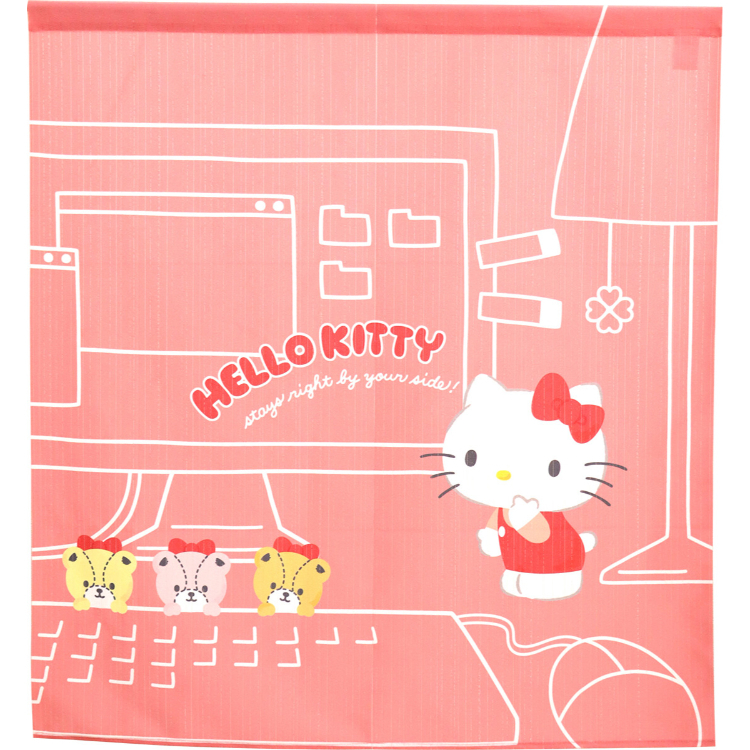 Sanrio 宅在家短門簾 85×90cm Hello Kitty #CM22SD-97538