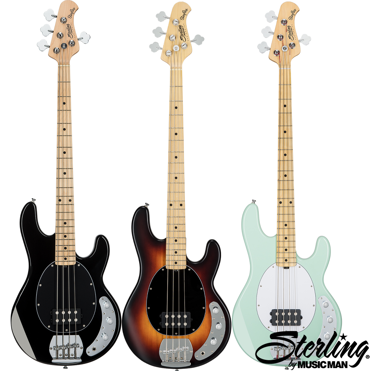 預購Sterling by MusicMan StingRay Ray4 BK Bass/電貝斯