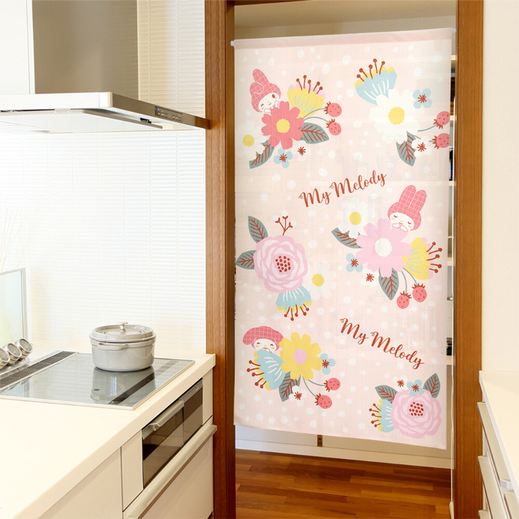 Sanrio My Melody 門簾 85 x 150 cm 北歐之花 #CM22D-97499