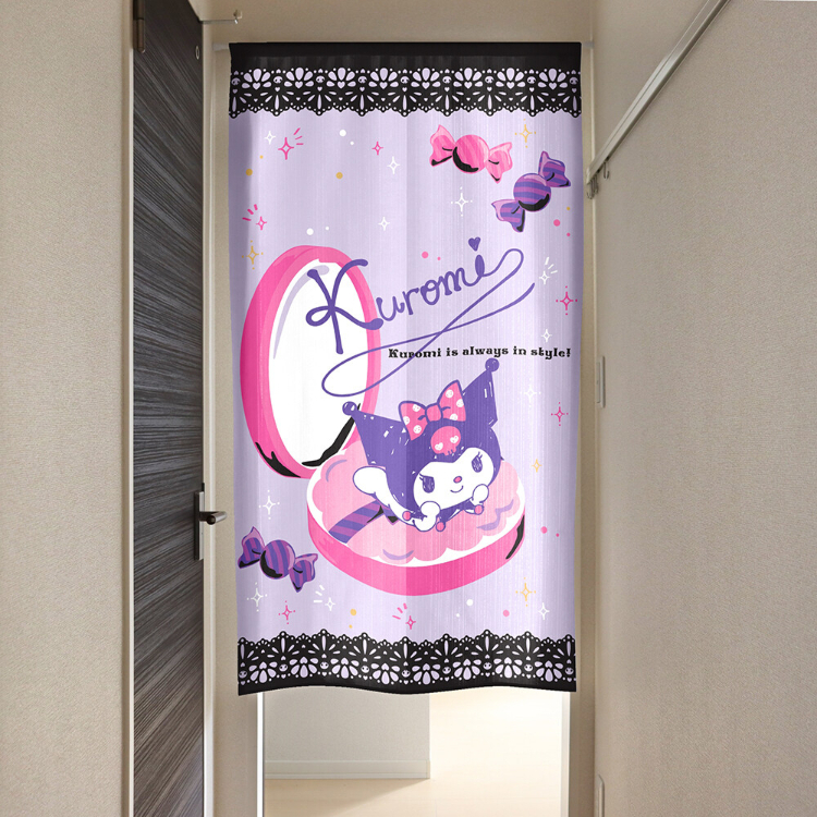 Sanrio Kuromi 門簾 85 x 150 cm 化粧粉盒 #CM22D-97502