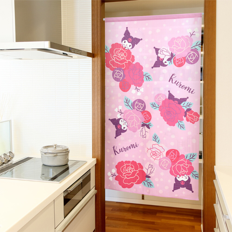 Sanrio Kuromi 門簾 85 x 150 cm 北歐之花 #CM22D-97504