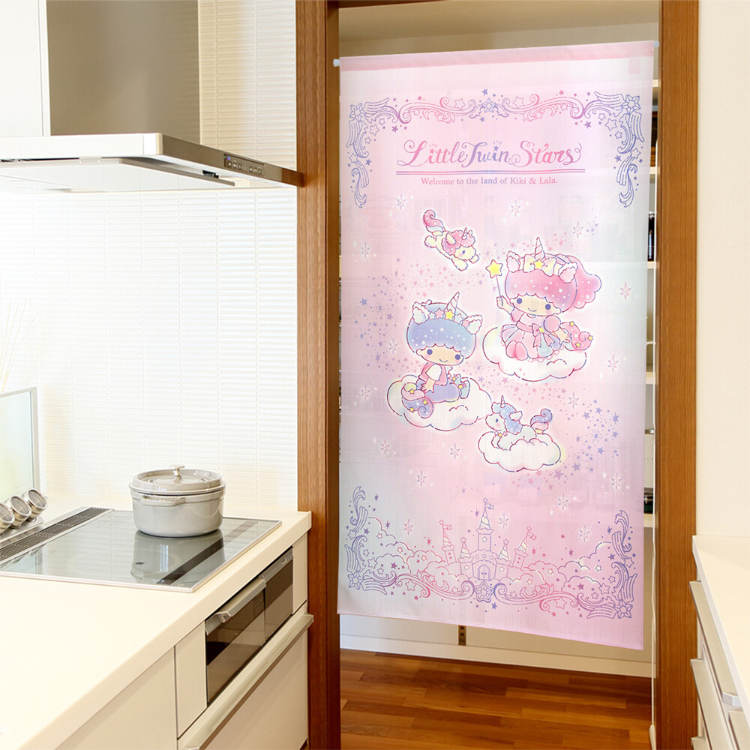 Sanrio Little Twin Stars 門簾 85 x 150 cm 獨角獸 #CM22D-97506