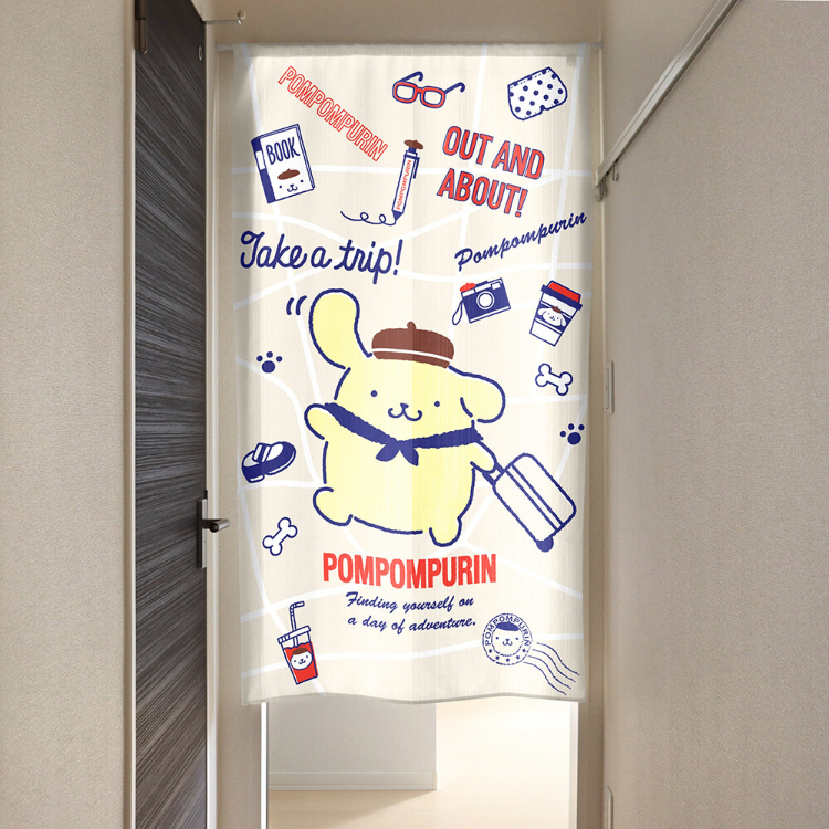 Sanrio 布甸狗 門簾 85 x 150 cm 郊遊 #CM22D-97507