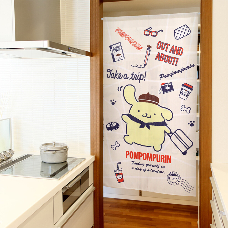Sanrio 布甸狗 門簾 85 x 150 cm 郊遊 #CM22D-97507