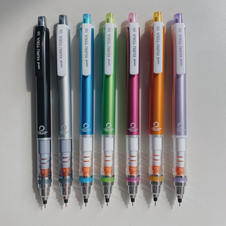KURU TOGA 360度旋轉自動鉛筆（0.5mm）｜日本 uni