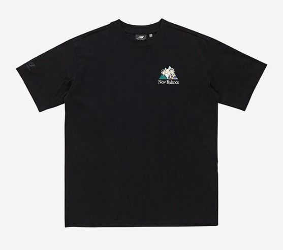 NEW BALANCE UNI Ivy 男女 背包客 卡通圖案 短袖 短T 黑 NBNEC2L303_19