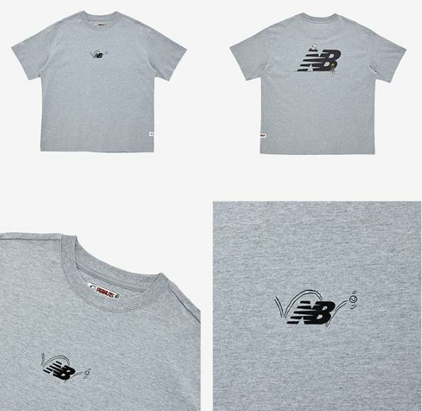 NEW BALANCE X SNOOPY 史努比 來玩網球 卡通圖案 短袖 短T 灰 NBNEC2L023_15