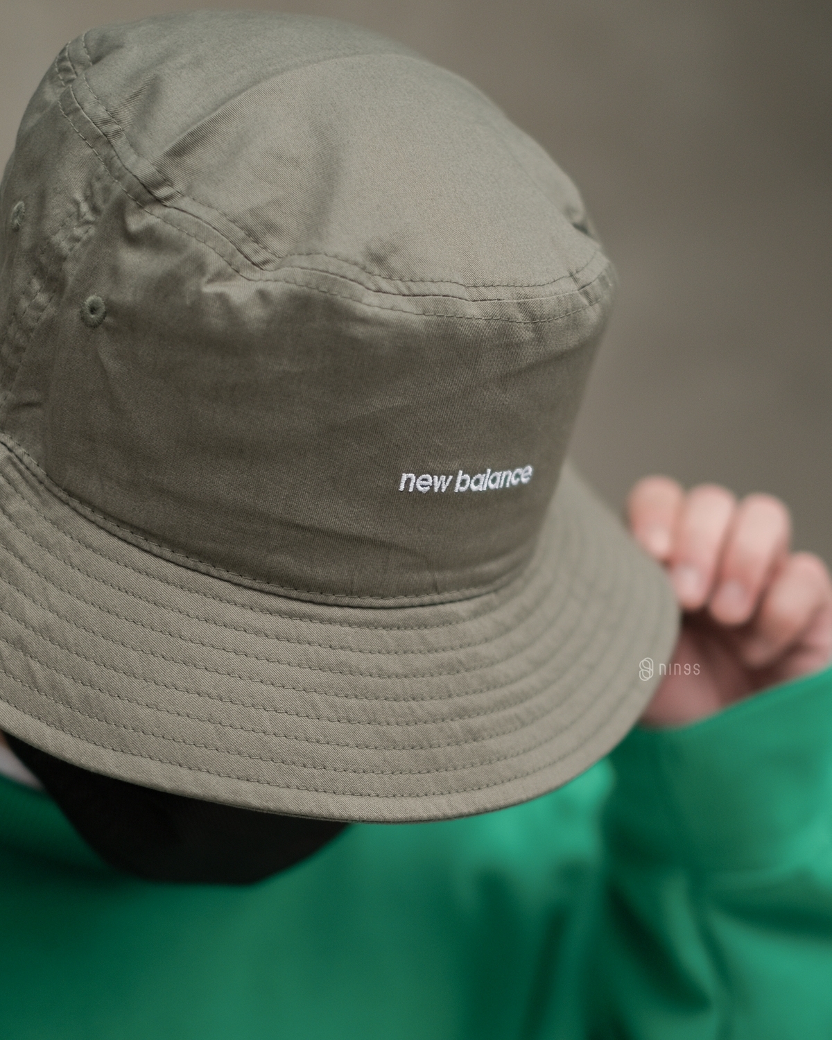 【現貨】NEW BALANCE 漁夫帽 綠色 NEWBALANCEBU