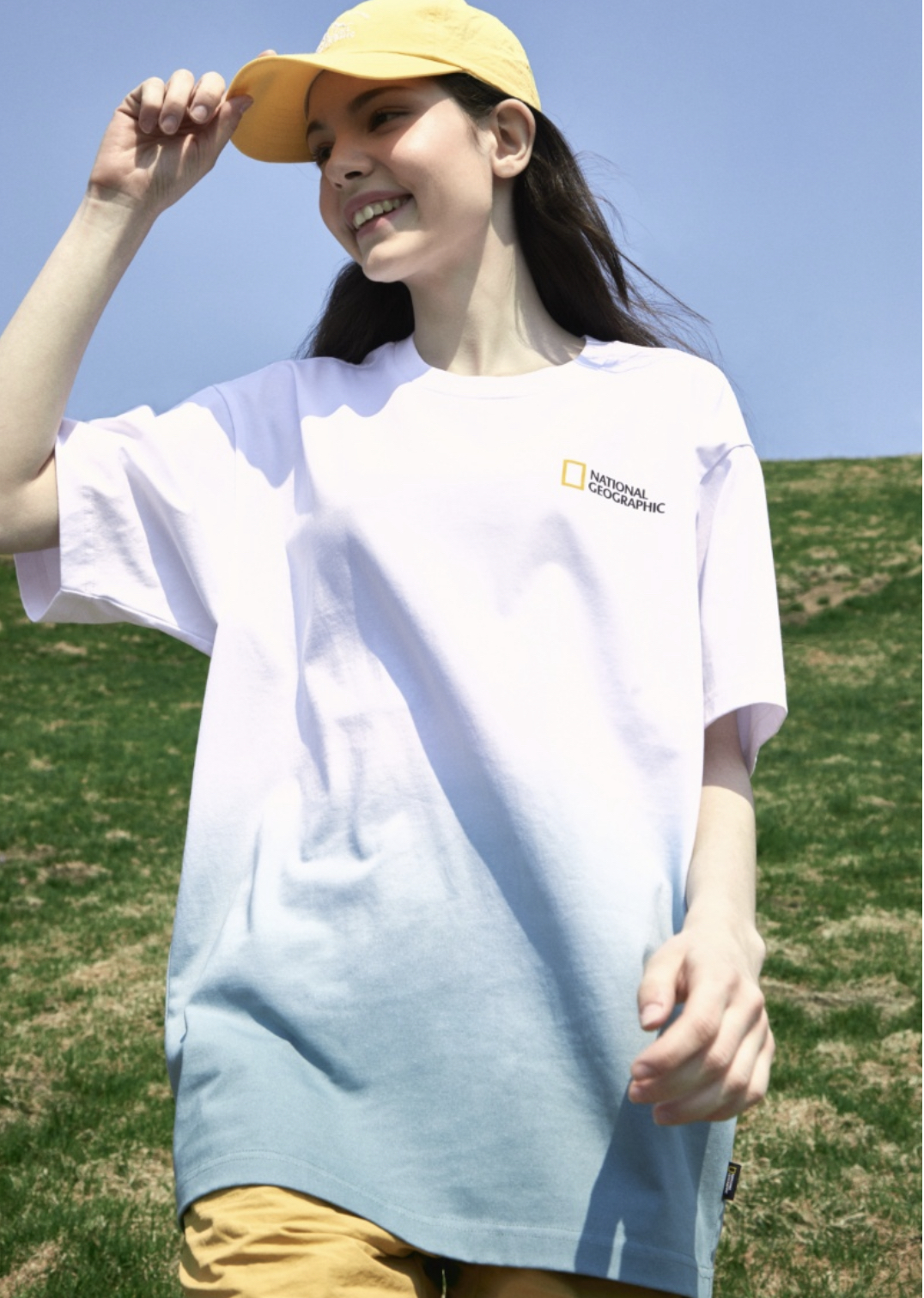 NATIONAL GEOGRAPHIC 邁阿密海灘 夏季短袖 漸層