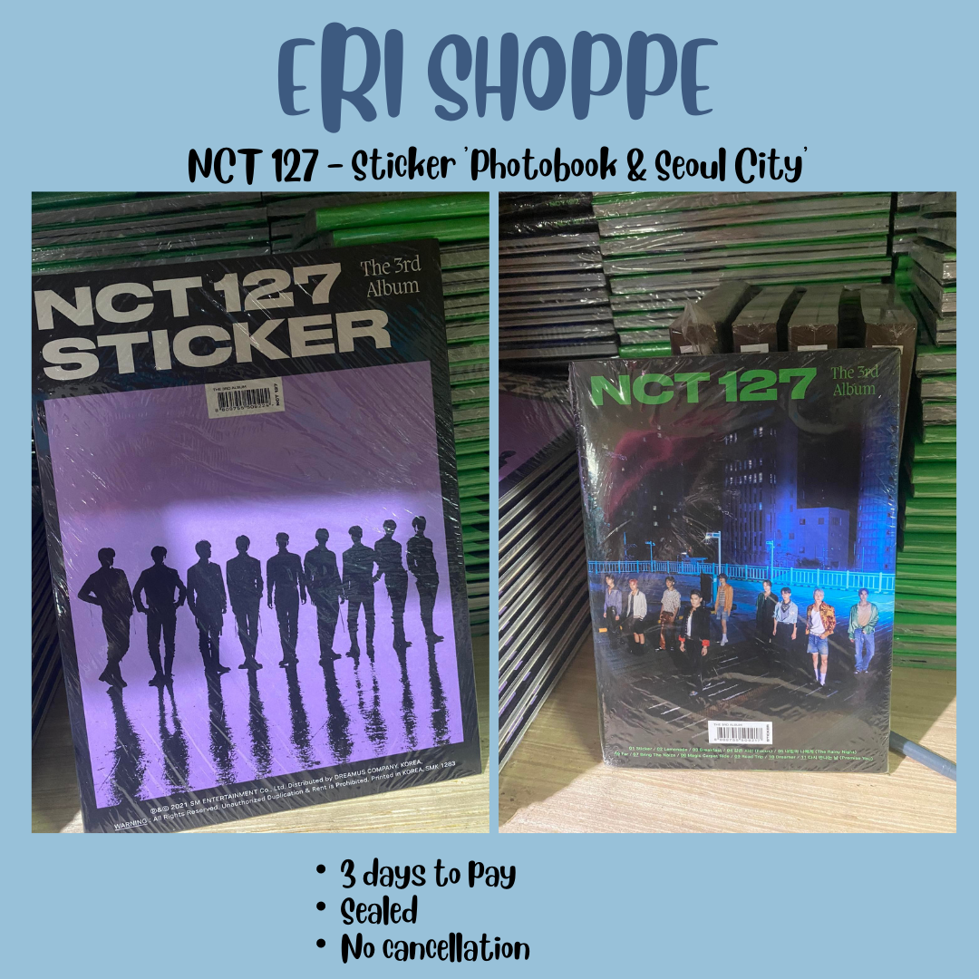 [ONHAND] NCT 127 - Sticker (Photobook Ver. & Seoul City Ver.)