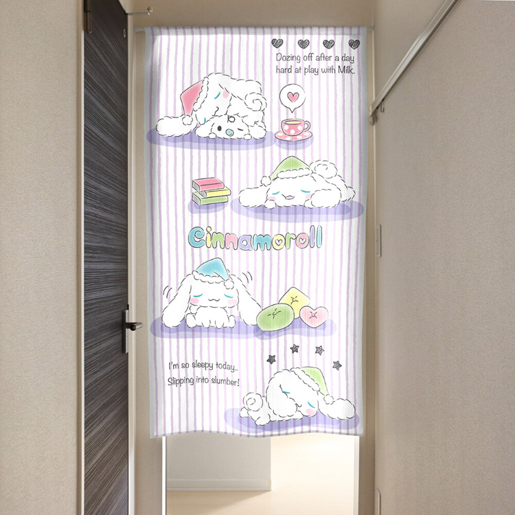 Sanrio 玉桂狗 門簾 85 x 150 cm 昏昏欲睡 #CM22D-97509