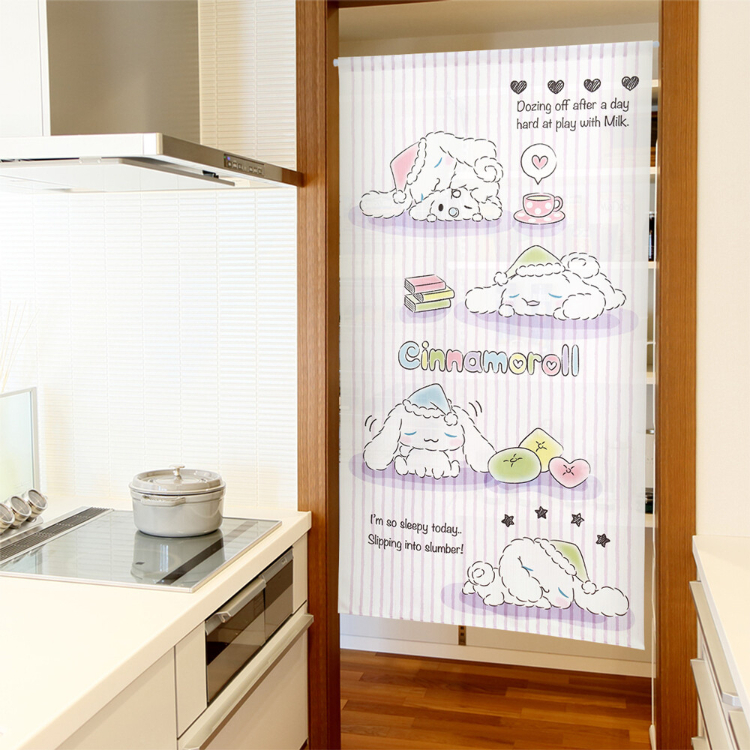 Sanrio 玉桂狗 門簾 85 x 150 cm 昏昏欲睡 #CM22D-97509