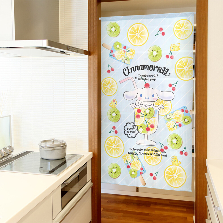 Sanrio 玉桂狗 門簾 85 x 150 cm 水果吧 #CM22D-97510