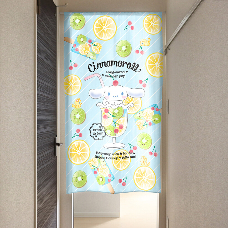 Sanrio 玉桂狗 門簾 85 x 150 cm 水果吧 #CM22D-97510