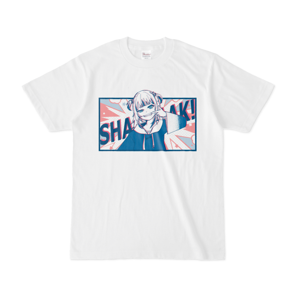 「Hololive同人代購」【非公式】SHAAAAAAK　Tシャツ #77 (定期訂購)
