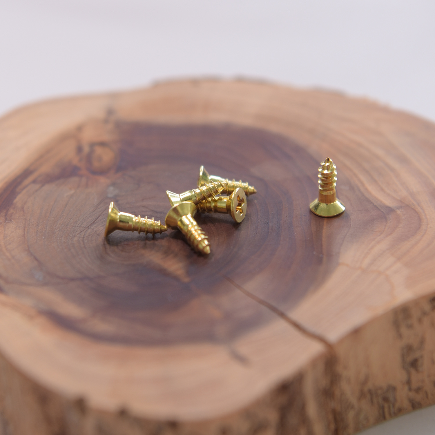 日本進口 渡邊商店 #24-8 木螺絲 黃銅平頭 2.4x8(100pcs)