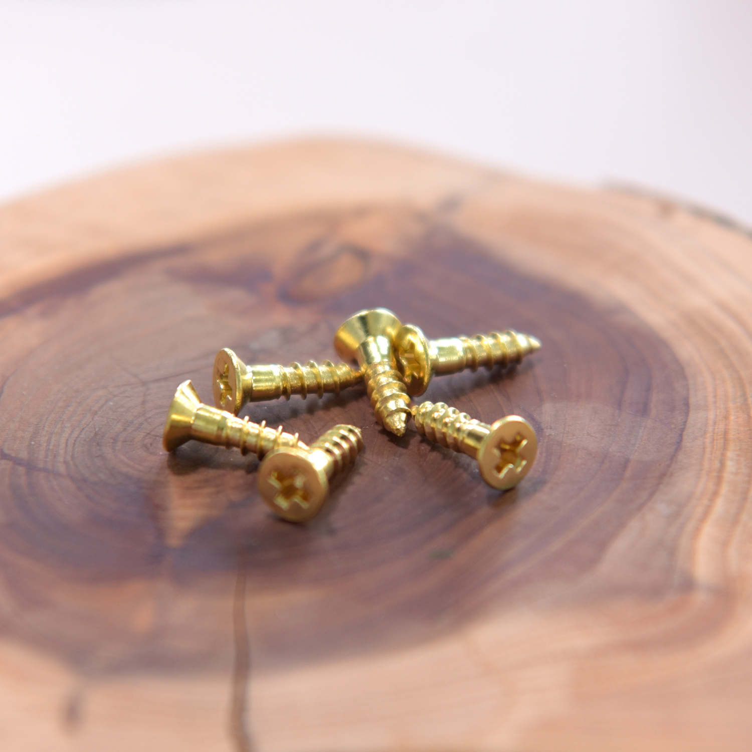 日本進口 渡邊商店 #24-13 木螺絲 黃銅平頭 2.4x13(100pcs)