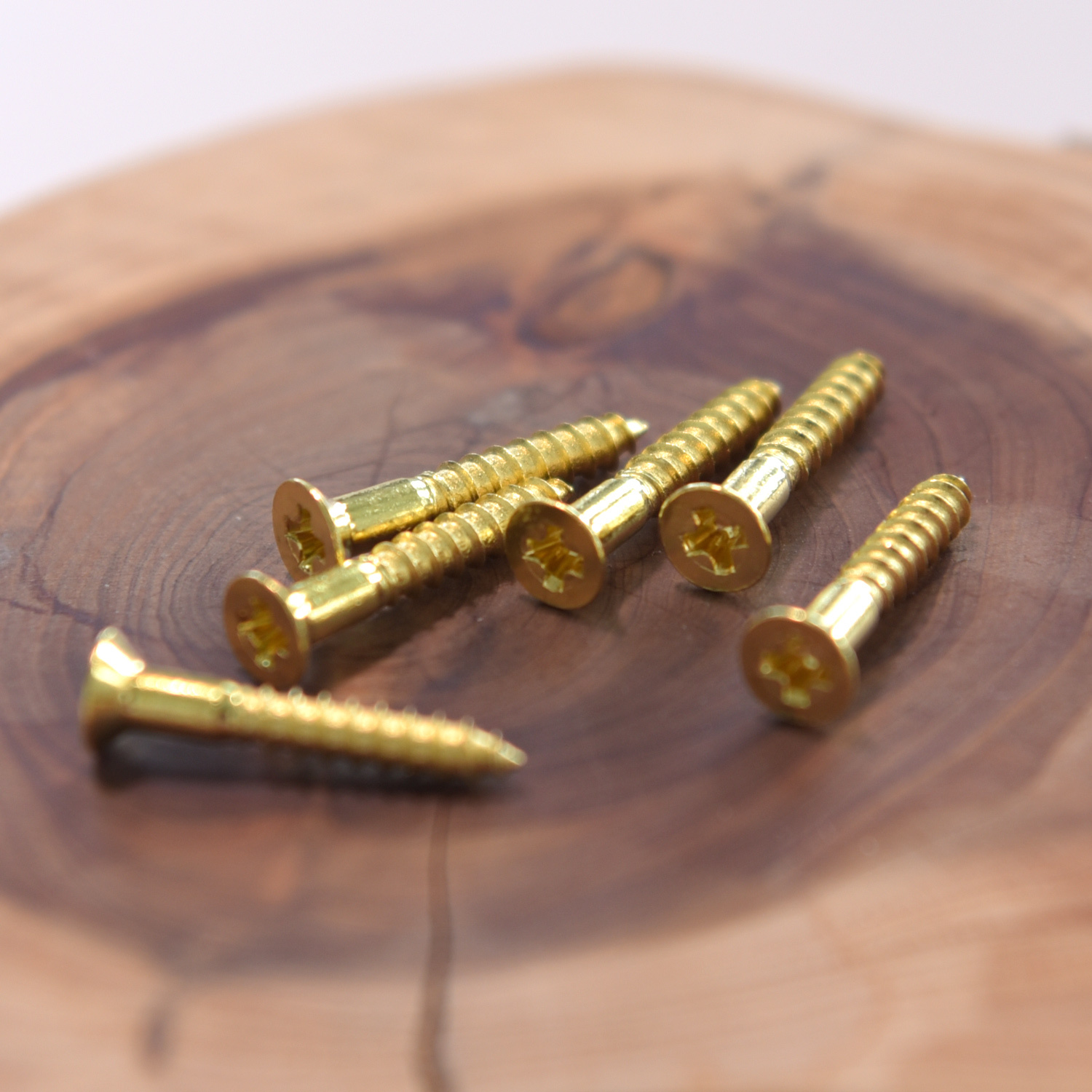 日本進口 渡邊商店 #24-16 木螺絲 黃銅平頭 2.4x16(100pcs)