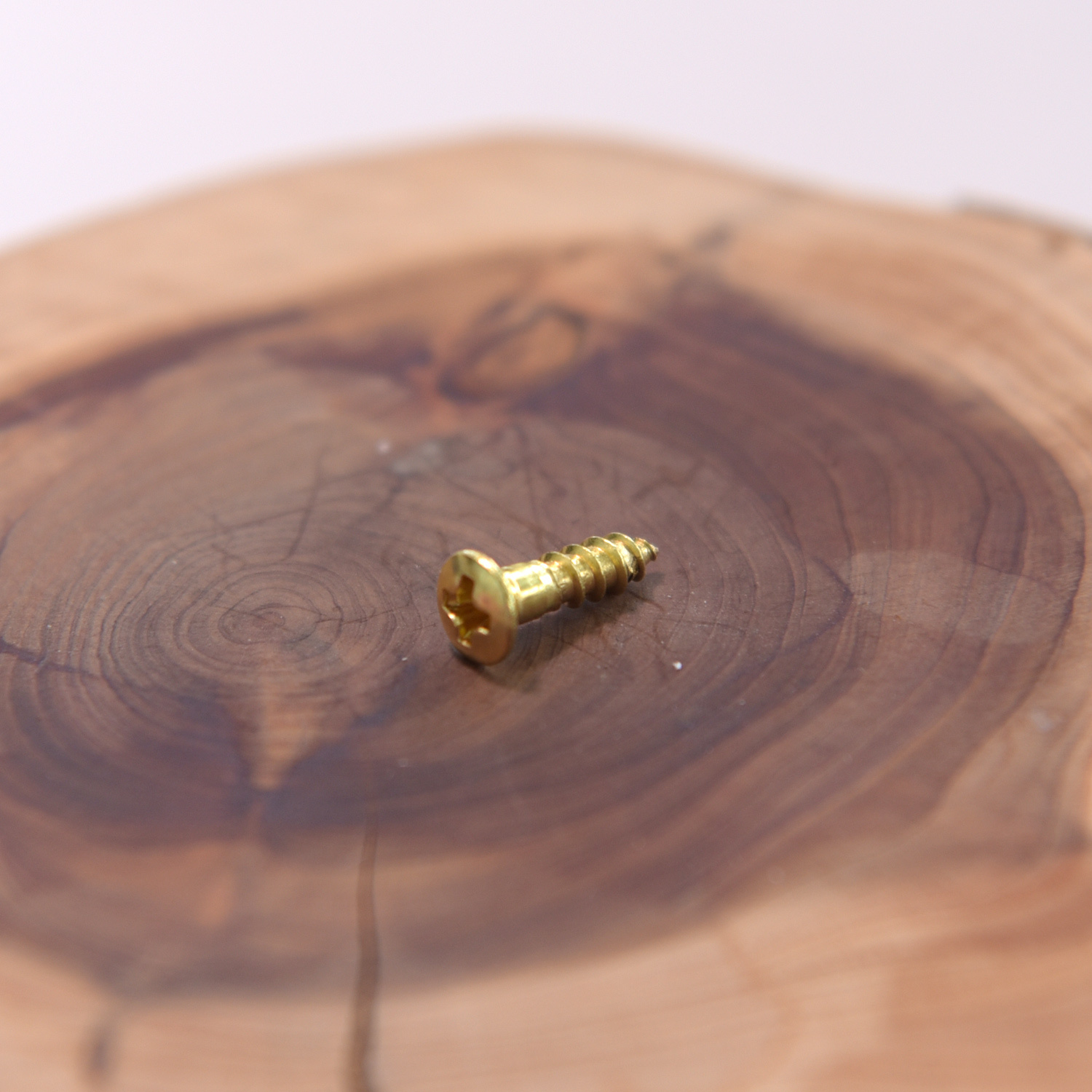 日本進口 渡邊商店 #24-10-OVAL 木螺絲 黃銅橢圓頭 2.4x10(100pcs)