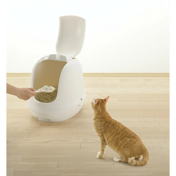 Richell 有蓋貓廁所 (三色)