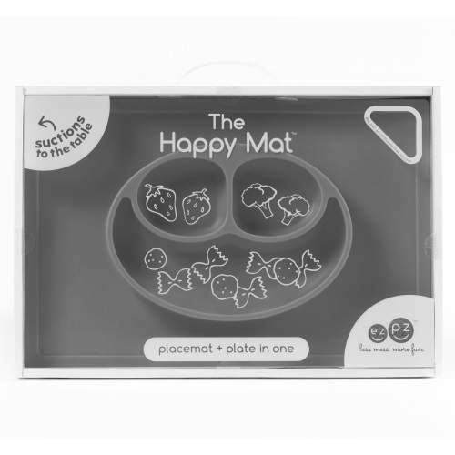 美國ezpz Happy Mat 餐盤-星塵灰