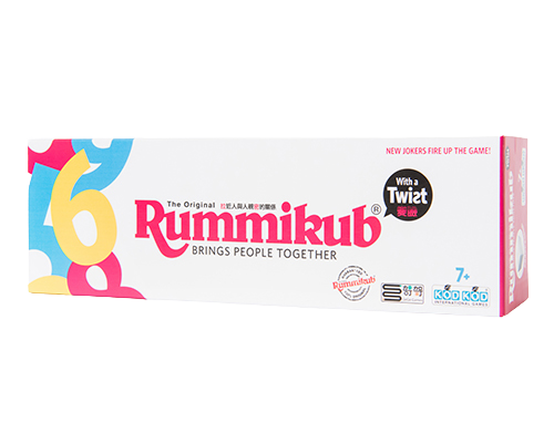 拉密變臉版 拉密 拉密數字牌 (柱形盒包裝)  Rummikub Twist 繁體中文版