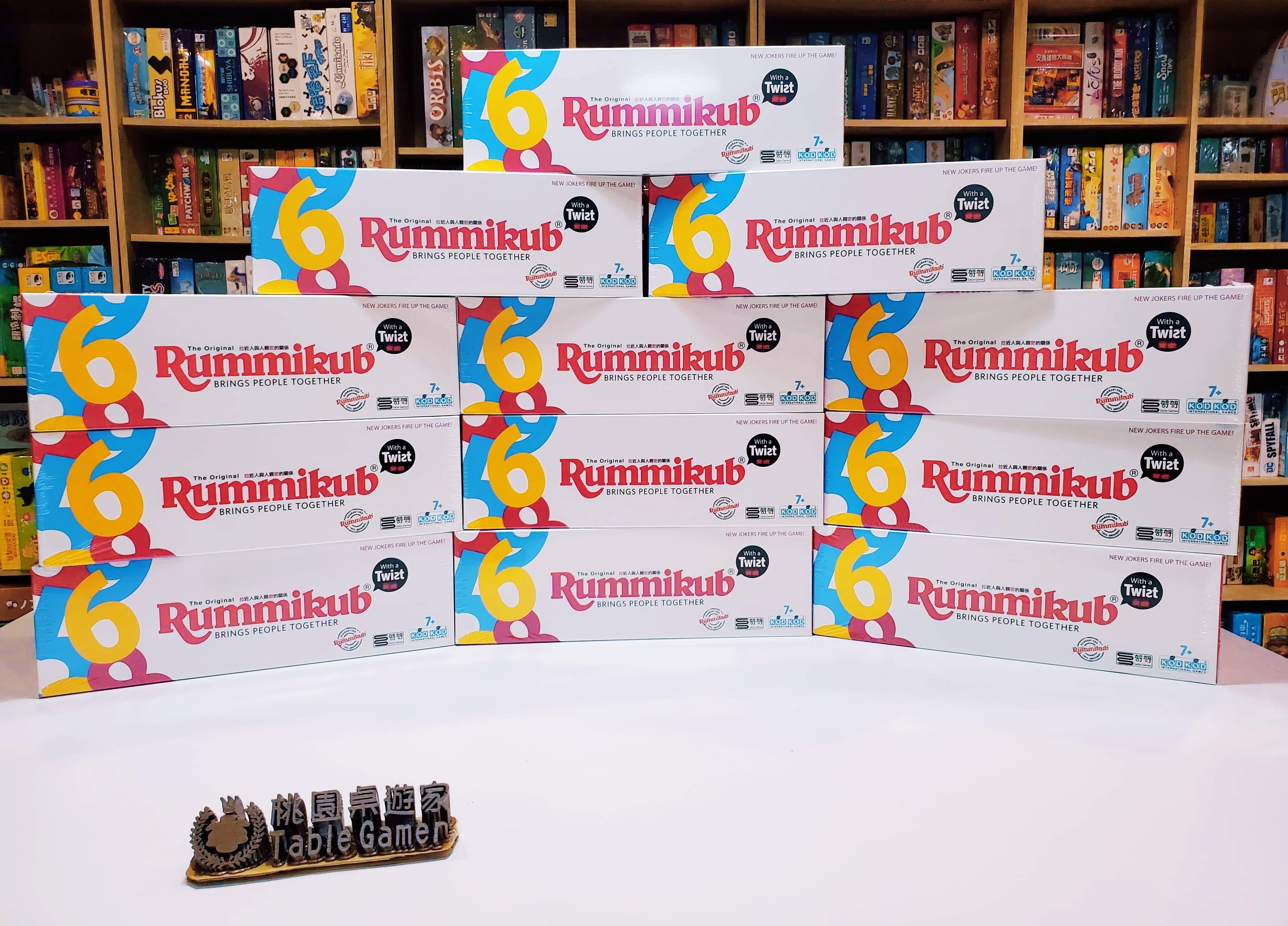 拉密變臉版 拉密 拉密數字牌 (柱形盒包裝)  Rummikub Twist 繁體中文版