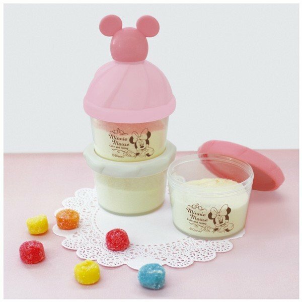 日本製 Minnie Mouse 三層奶粉罐