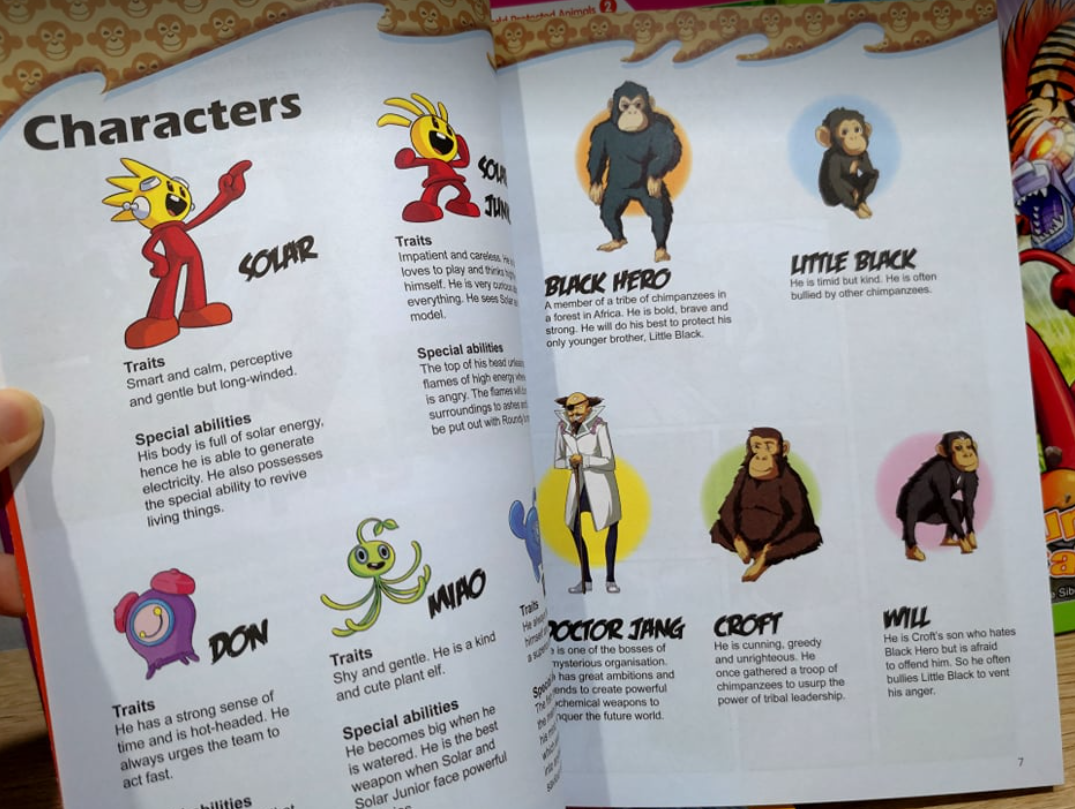 合力出版社 Solar Adventure Series: World Protection Animals (5本）