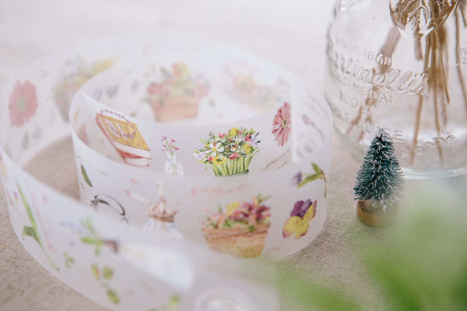 花屋的門廳 PET膠帶｜OURS森林好朋友