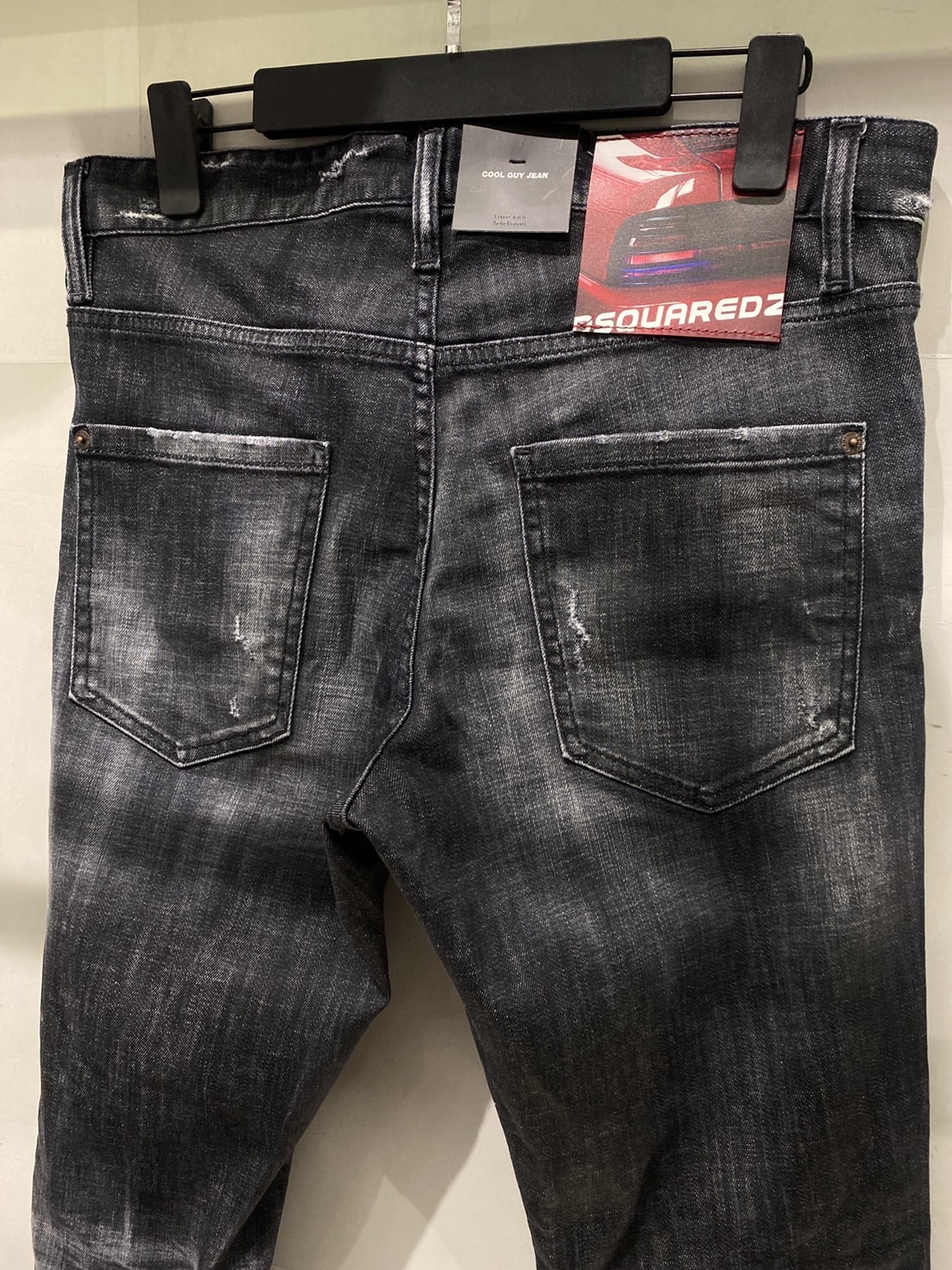 DSQUARED2 COOL GUY 黑色牛仔褲【S71LB1042】