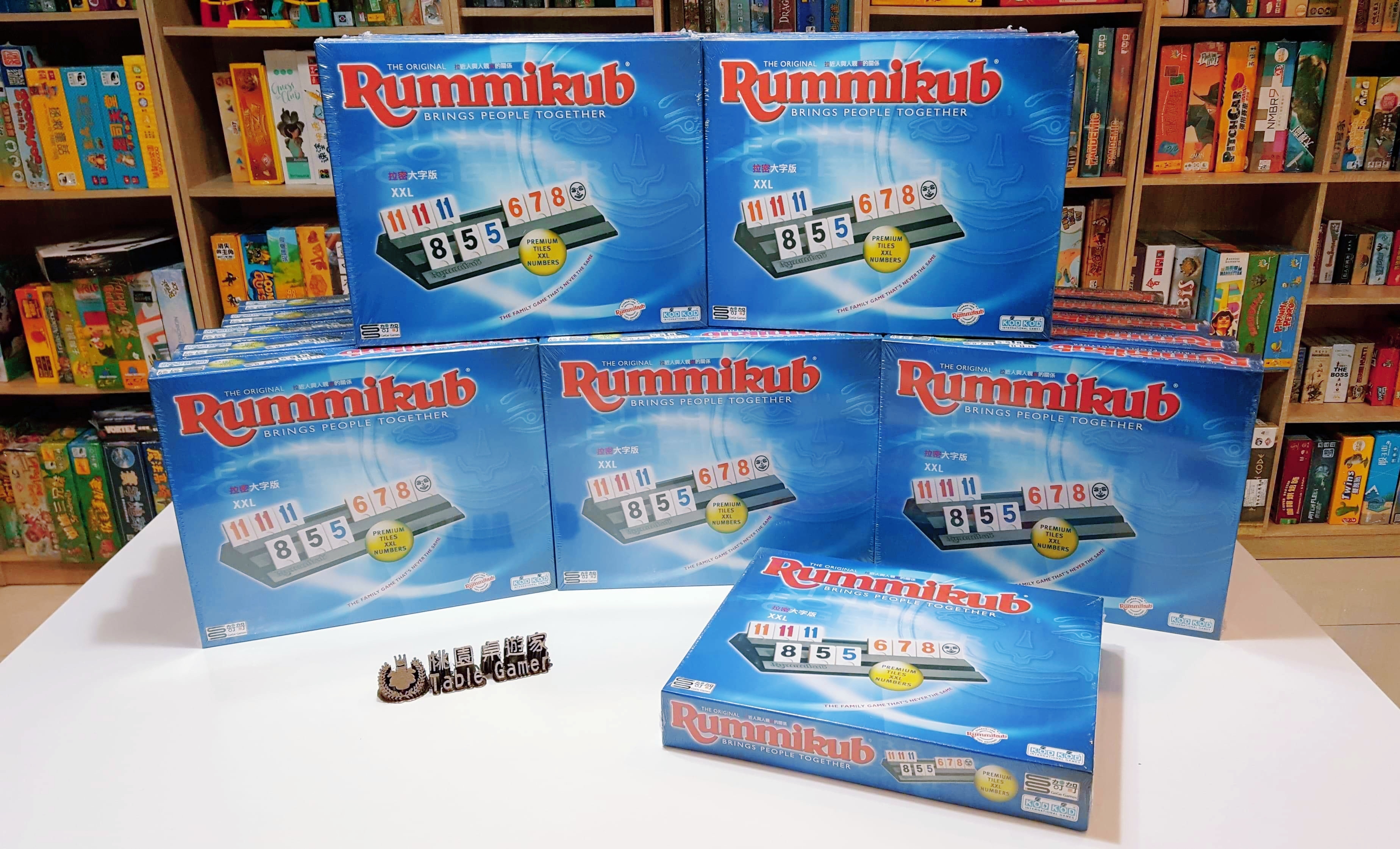 拉密大字版 拉密 拉密數字牌 rummikub XXL 繁體中文版