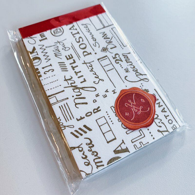 手寫雜記 活版便箋本｜OURS森林好朋友