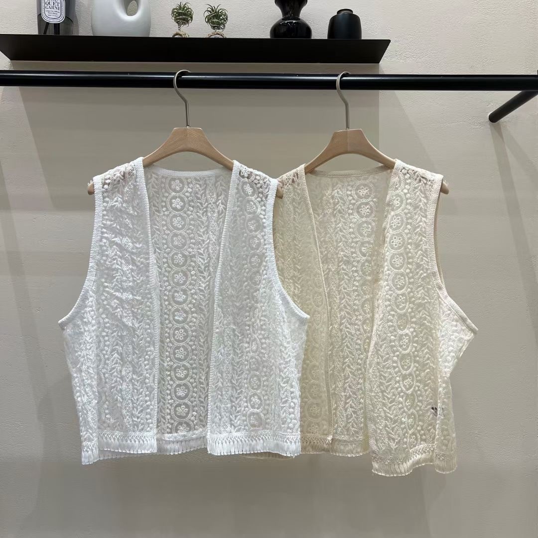 JUNC246 蕾絲蘇蘇背心外套