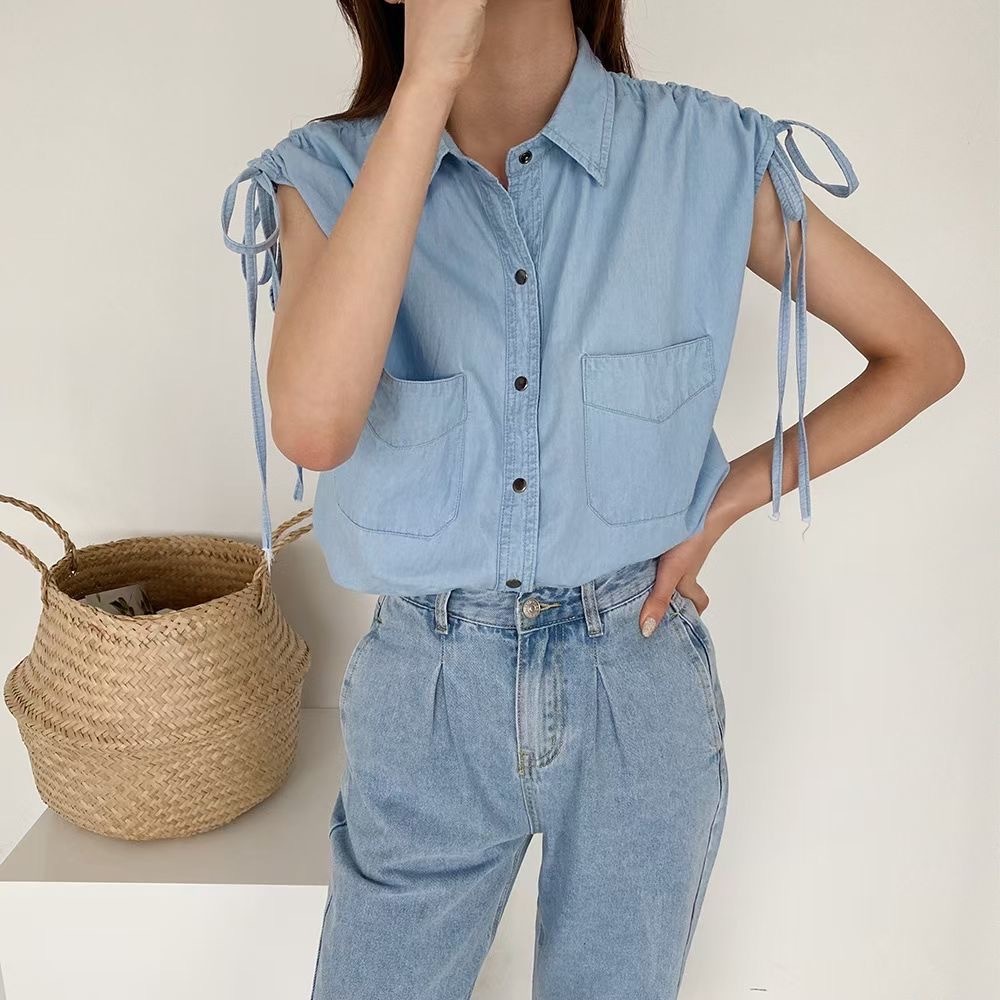 JUNT2276 牛仔背心