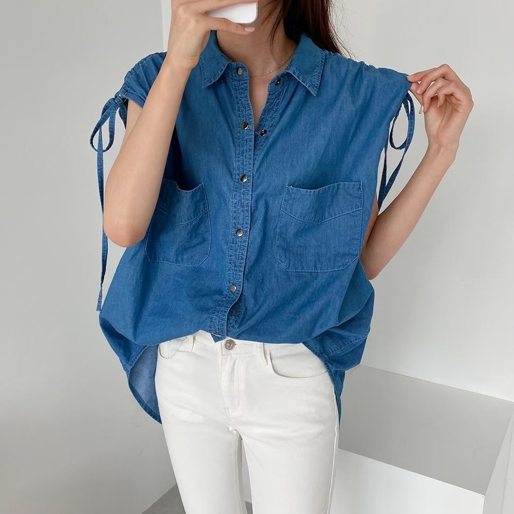 JUNT2276 牛仔背心