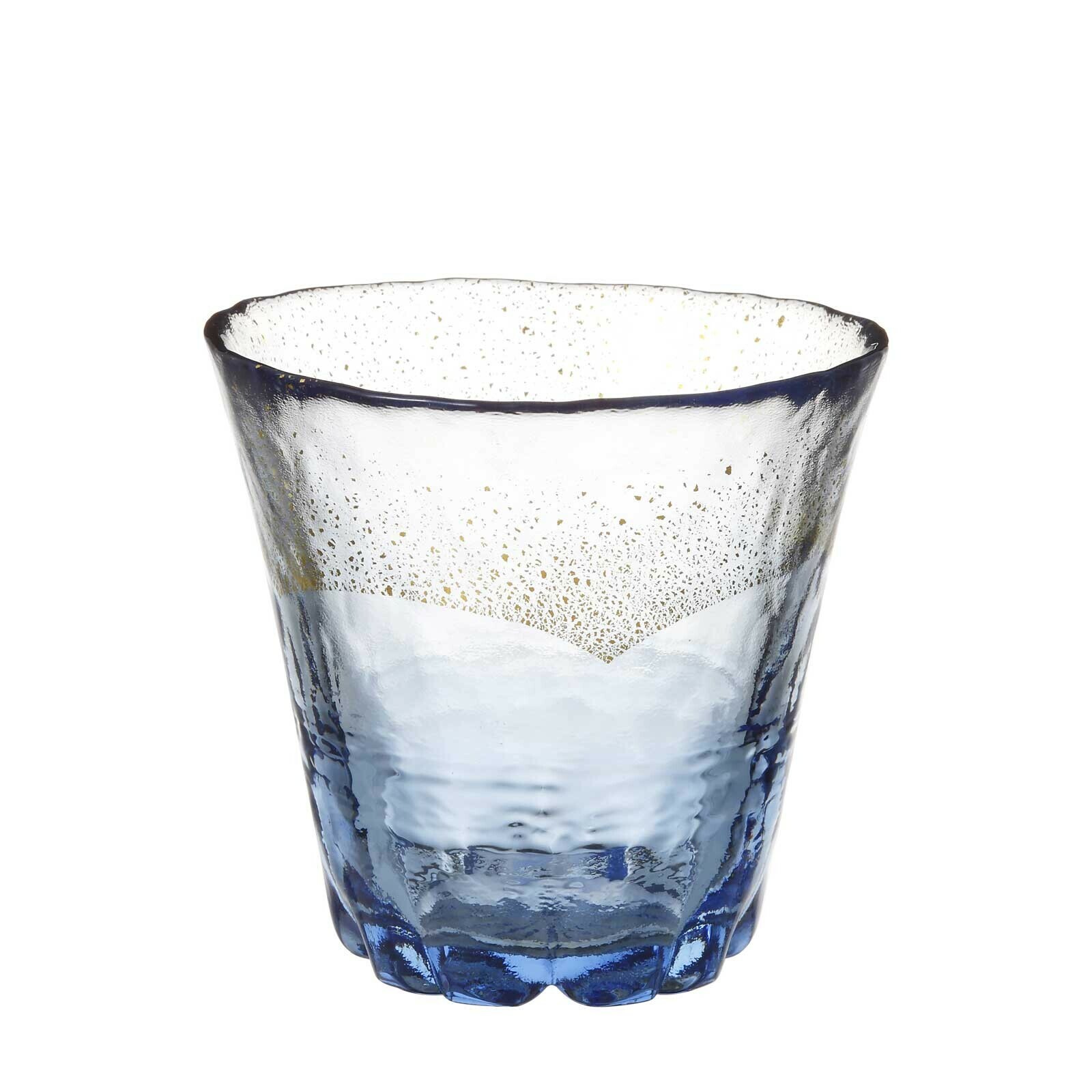 日本富士見藍金色清酒杯 (日本製)