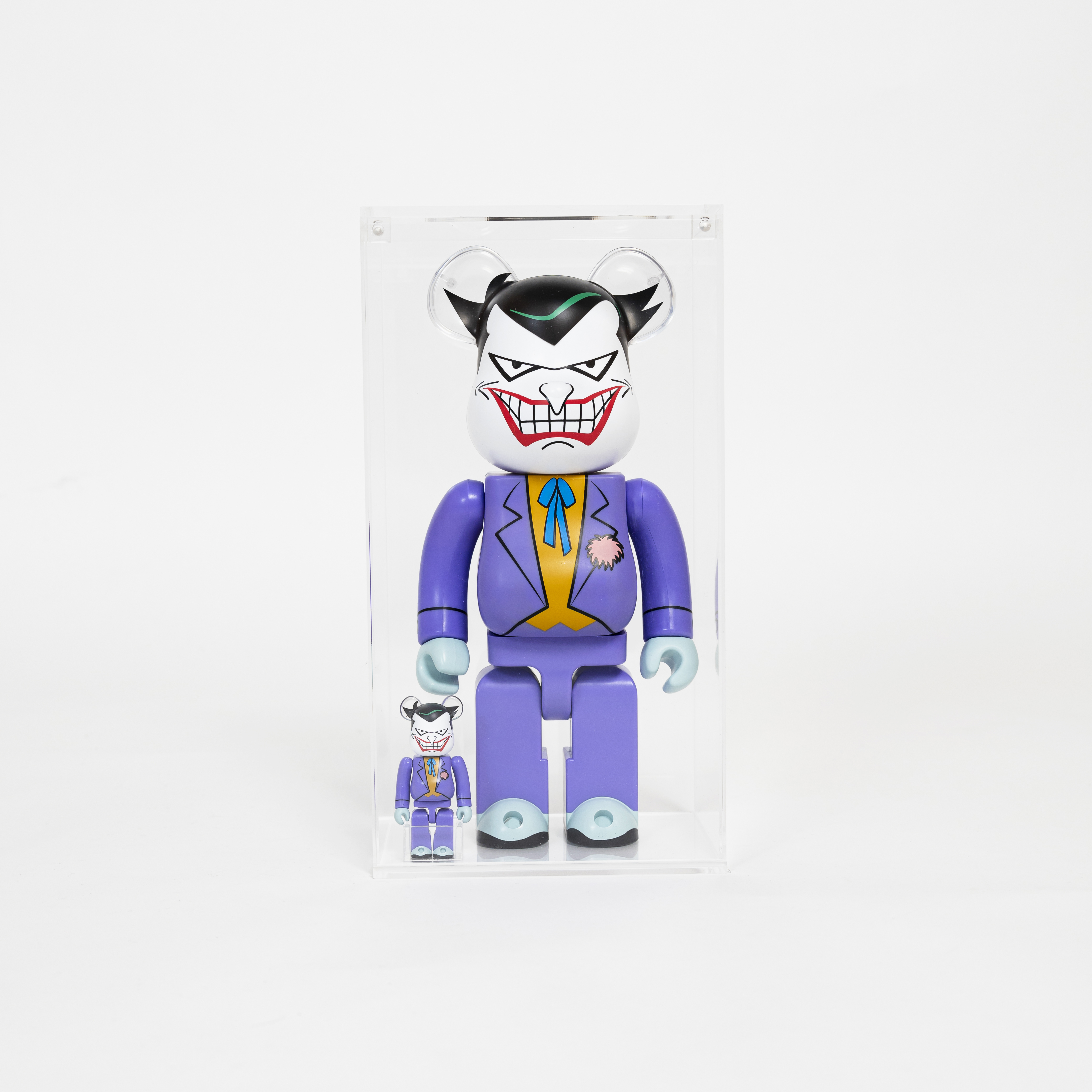 BE@RBRICK 400%+100% 專用 壓克力展示盒 磁吸門板 軌道式設計