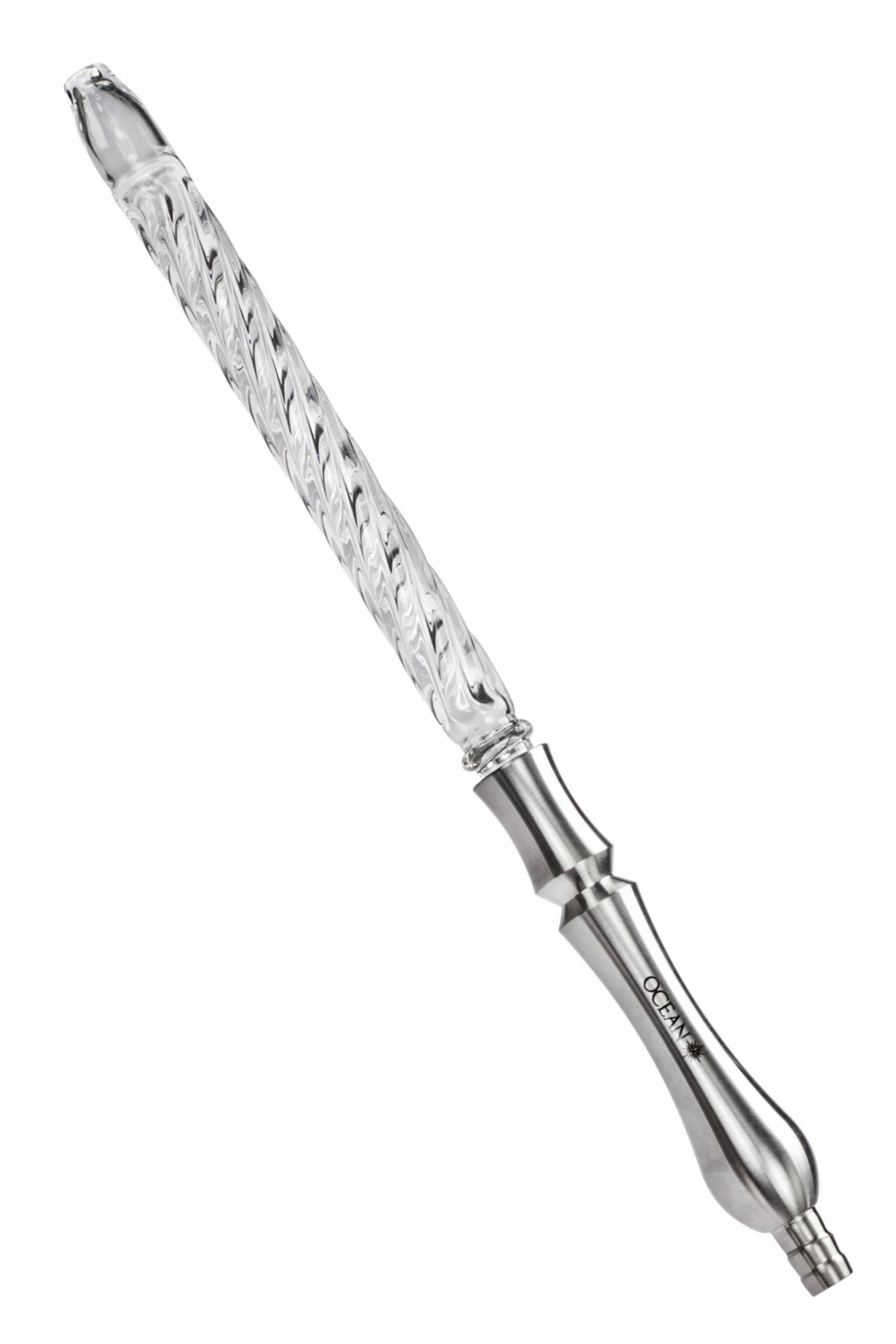 Ocean Glass Mouthpiece - Fusion X Twisted - Steel
