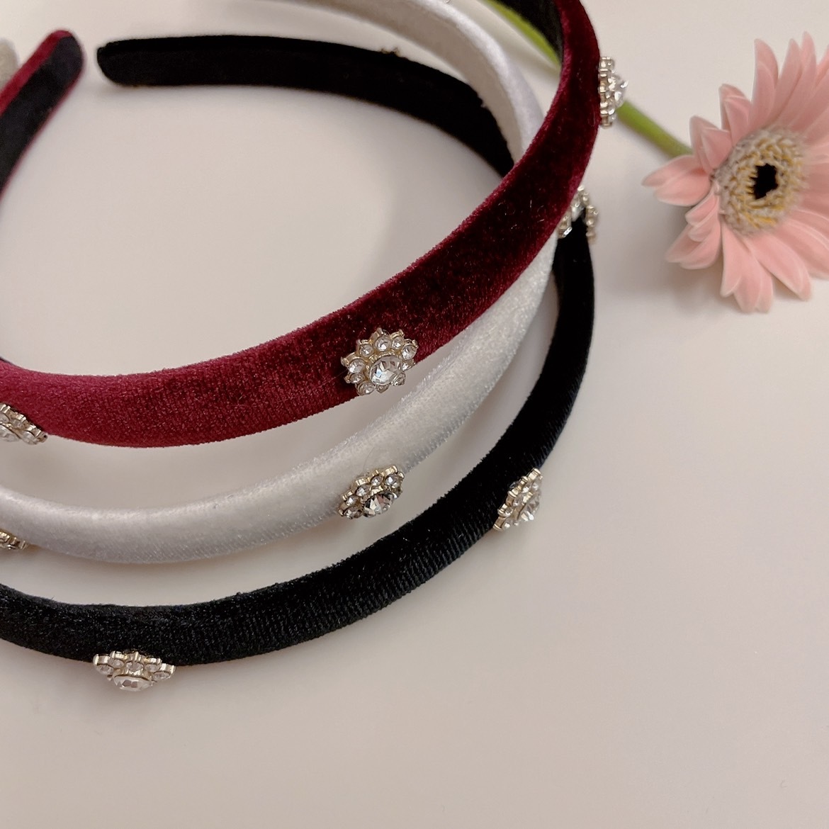 復古珍妮 寶石髮箍