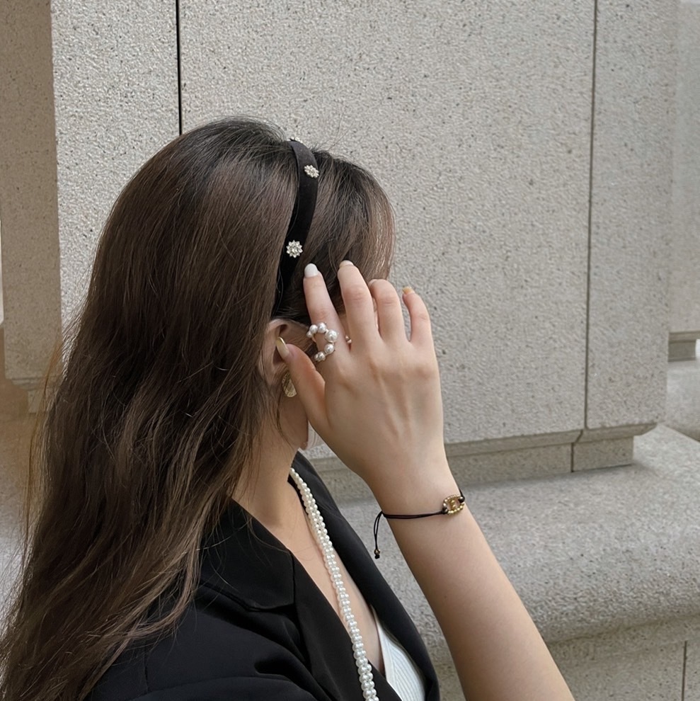 復古珍妮 寶石髮箍