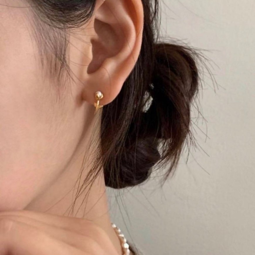 18K-Tulip earrings